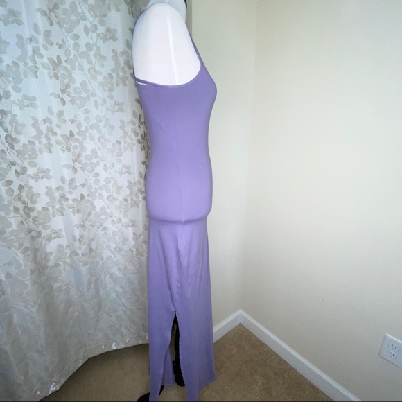Purple Racerback Maxi Dress Size Small - Picture 3 of 5